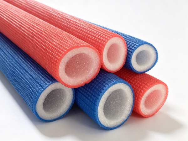 Red & Blue Underfloor Heating Pipe Sleeve